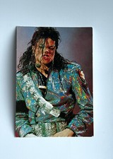 Michael Jackson - Glitter Outfit Original Postcard Vintage Rare FREE UK DELIVERY