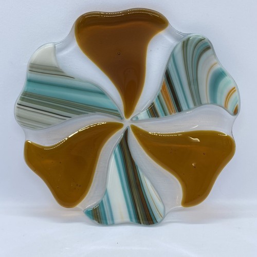 Fused glass art - art, shaped