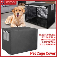 Dog Crate Cover Pet Cage Cover Durable Waterproof Windproof Universal XS-XXL UK