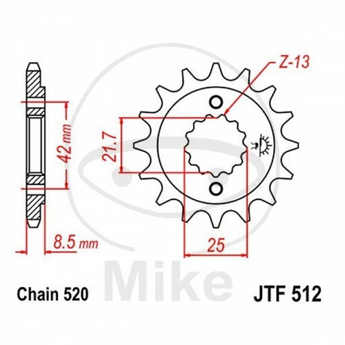 Sprocket z14 520 - z14,