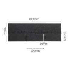 18PCS Asphalt Roof Shingles