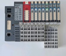 Allen-Bradley 1734 AENTR Point I/O PLC Complete Rack With Safety Modules