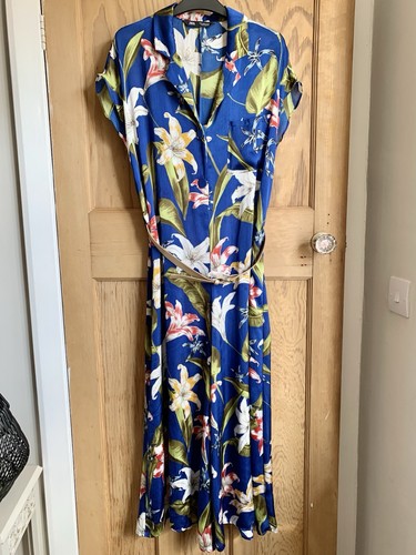 Zara royal blue tropical - zara, lily