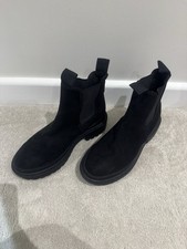 M&S Chelsea Boots Black Suede
