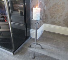 Rustic iron Candle Holder