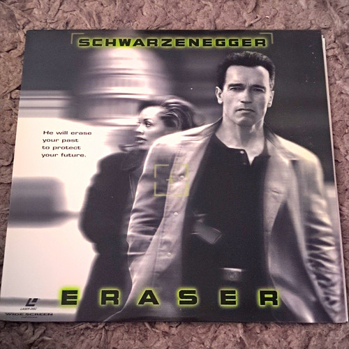Eraser movie laser disc - eraser,