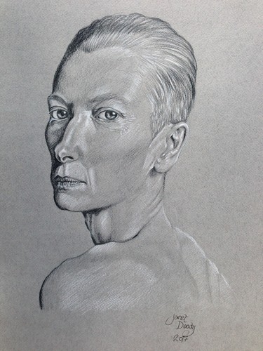 Unique portrait sketch drawing - portrait,