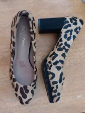Next Shoes, Forever Comfort, Leopard Print Pony Skin, Size 6.5 40, New