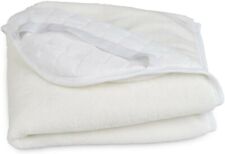 Cot Mattress Topper Protector in Cozy Fleece - Extra Comfort Warmth 120x60cm