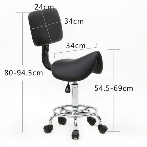 Black saddle shape adjustable - black,saddle,