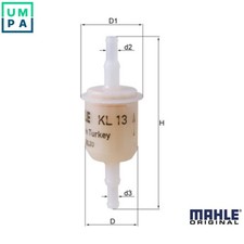 FUEL FILTER KL 13 FOR SKODA