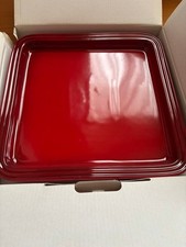 LE CREUSET Red Square Plate