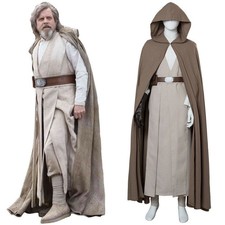 Star Wars The Last Jedi Luke Skywalker Cosplay Costume Halloween Suits Outfits