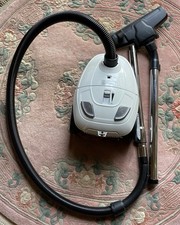 White Bagged Cylinder Vacuum Cleaner Simple Value By Argos With Attachments