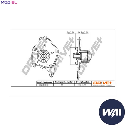Water pump engine cooling - engine,