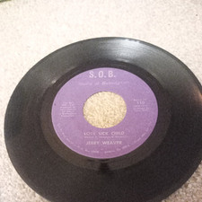 Jerry Weaver Love Sick Child I'm In Love Vinyl 7" rare Northern soul 