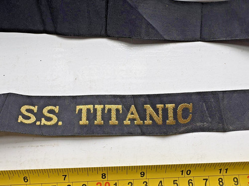 Titanic cap hat - titanic, ribbon
