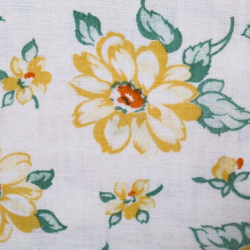 Vintage feedsack fabric 1940s - feedsack,
