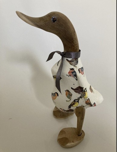 Wooden duck with webbed - wooden, feet