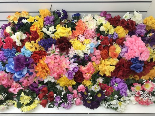 100x artificial flower - flower, bushes