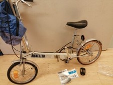 Bickerton Portable Classic Folding Bicycle Vgc Sachs Gears Bag & Manual 