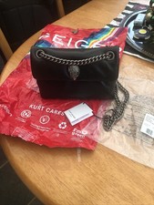 kurt geiger black leather bag