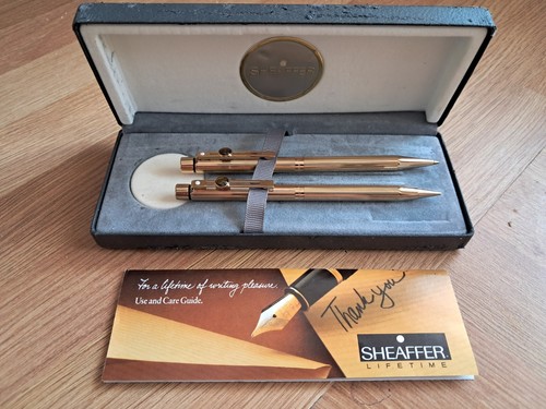 Sheaffer vintage gold pen and - vintage,