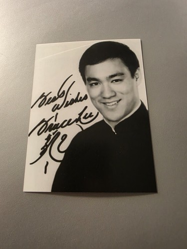 Bruce lee repro autograph - bruce,