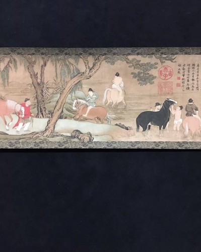 Long old chinese scroll - long,