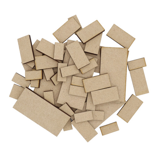 Wooden rectangle mdf craft - wooden,