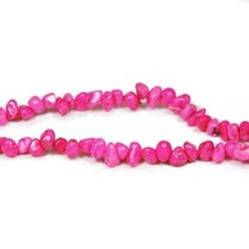 Bright Pink Magnesite Beads