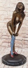 SIGNED Collett, BRONZE STATUE