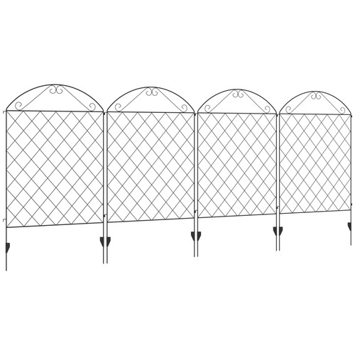 Garden fence border - garden, panels