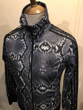 RETRO ADIDAS TRACKSUIT TOP SIZE LADIES 12-14 GREY