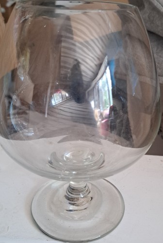 Vintage clear glass - glass, brandy