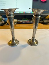 Pair Of Antique Solid Silver