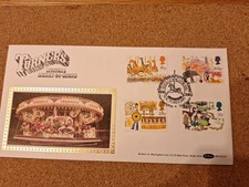 1983 FDC British Fairs Turner's Musical Merry go Round NORTHAMPTON POSTMARK