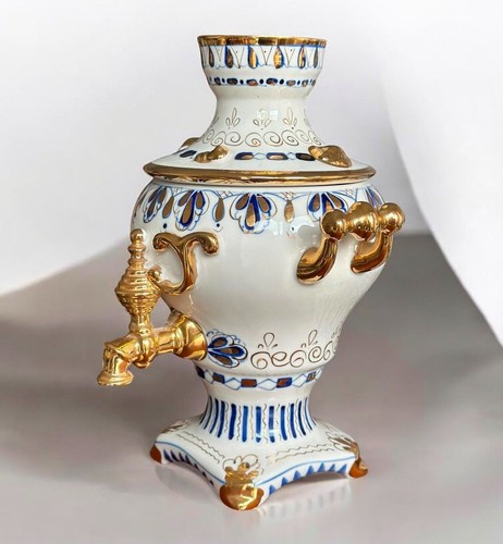 Vintage soviet gzhel porcelain - gzhel,