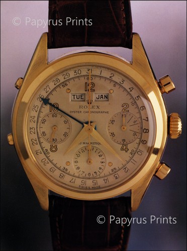 1990 vintage print watch - print, 1951