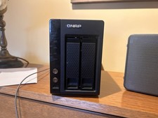 QNAP TS-221 NAS with 2 Bays, comes with psu, No discs 