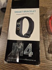 Smart Watch M4 Fitness Tracker Bracelet Watch Support Heart Rate Blood Pressure 