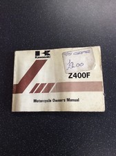 Kawasaki Z400f Owners Manual