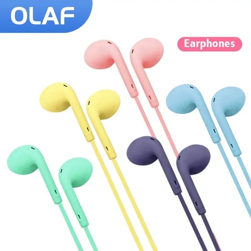 1pc 5mm wired earphones with - 1pc,