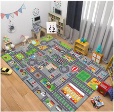 Children's Village Mat Kids