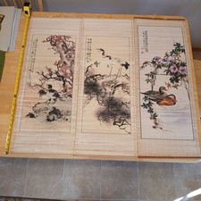 Asian Bamboo Curtain Wall Art