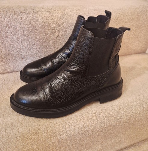 Fat face ladie black leather - black,