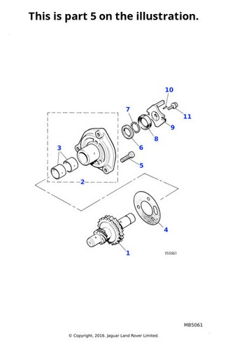 Jaguar genuine cap - cap, screw