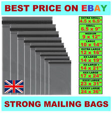 Strong Mailing Bags Grey Poly Postal Parcel Postage Mailer Bags Self Seal Cheap