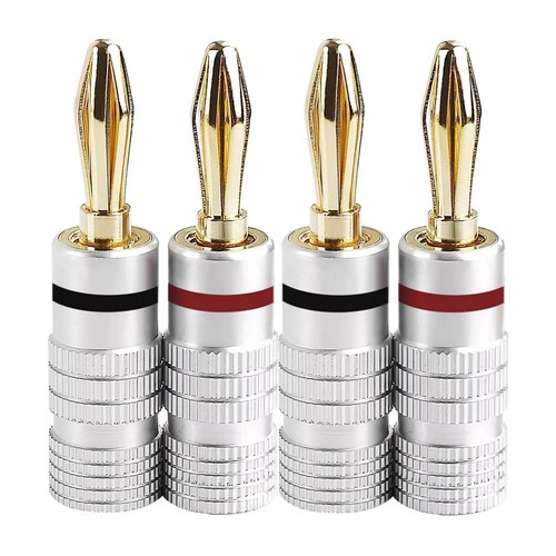Professional banana plugs - 4x,