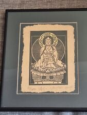Budda Grass Fiber Etching By